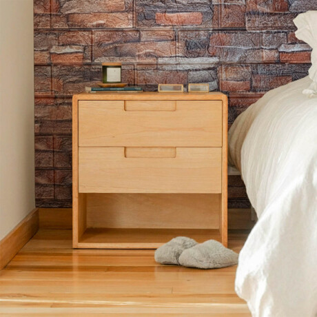 Set X10 Revestimiento Adhesivo Pared Madera Ladrillo Piedra Oscura