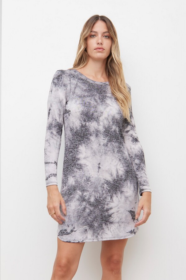 Vestido Soft Relax NEGRO/GRIS