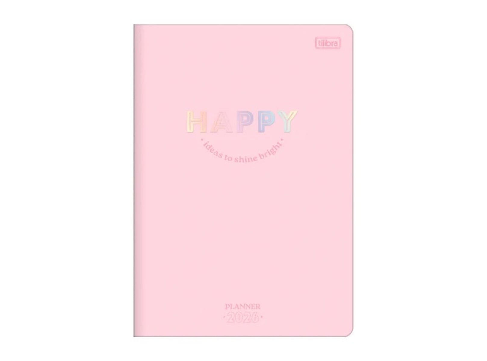 Agenda Tilibra 2026 Happy Mensual - Rosada 