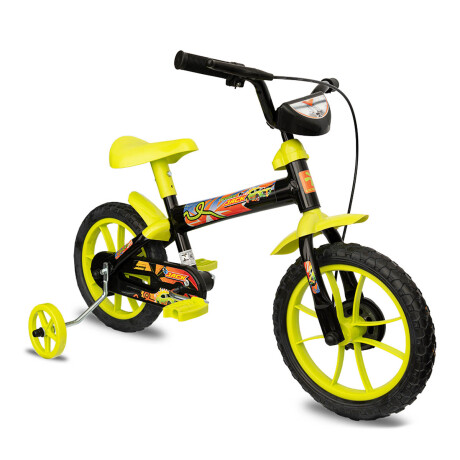 Bicicleta Infantil Verden Con Rueditas Montaña Rod 12 Negro