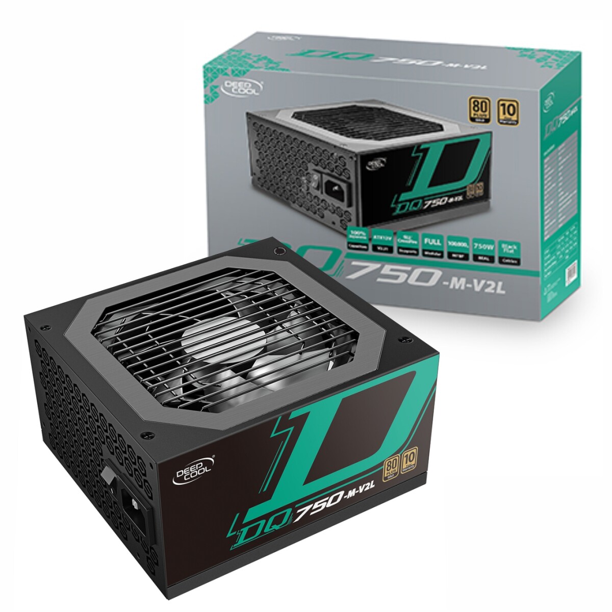 Fuente Deepcool 750W Reales 80 Plus Gold 