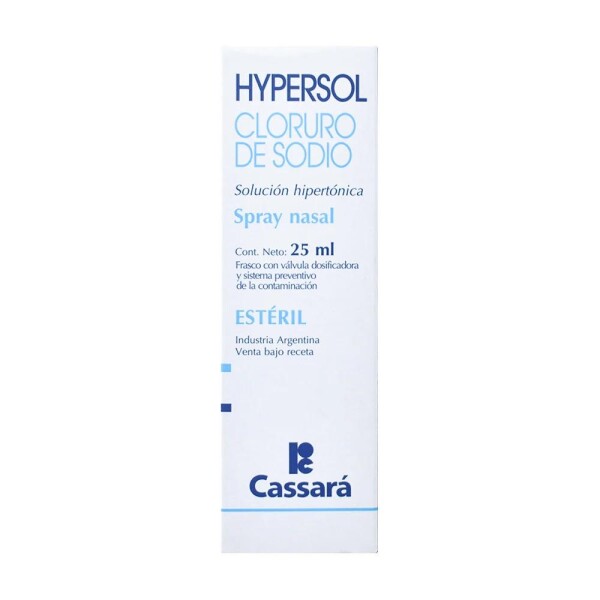 Spray Nasal Hypersol 3% 25 ml - Spefar Spray Nasal Hypersol 3% 25 ml - Spefar