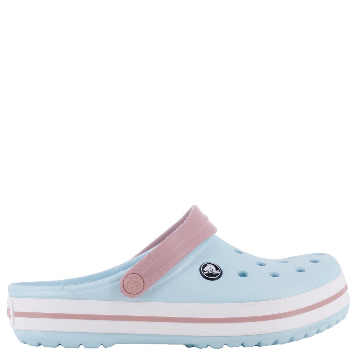 Zueco de Niños Crocs Crocband Clog Crocs - Azul Hielo - Blanco 