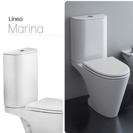 INODORO INODORO CON MOCHILA MARINA BLANCO TAPA BLANCO