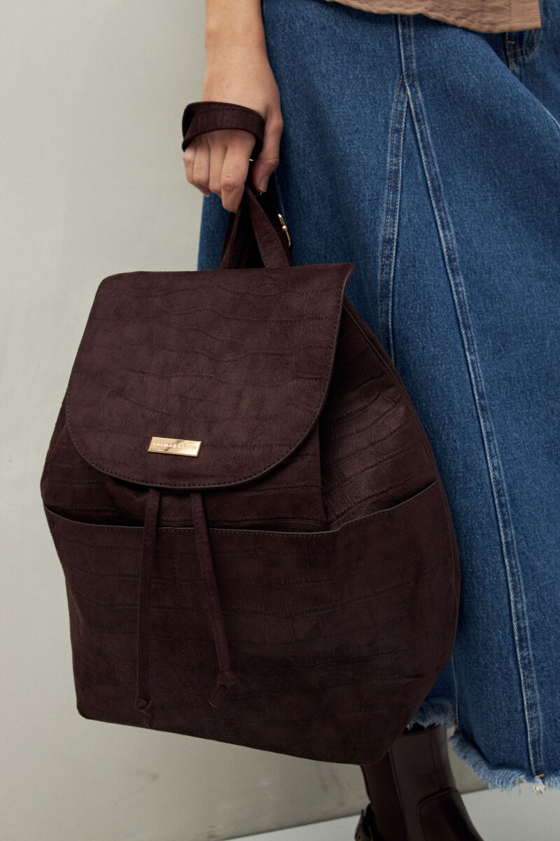 MOCHILA ROAN Marron