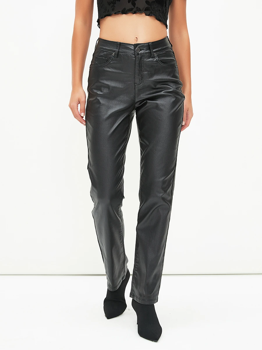 PANTALON LYNE STRAIGHT - NEGRO 