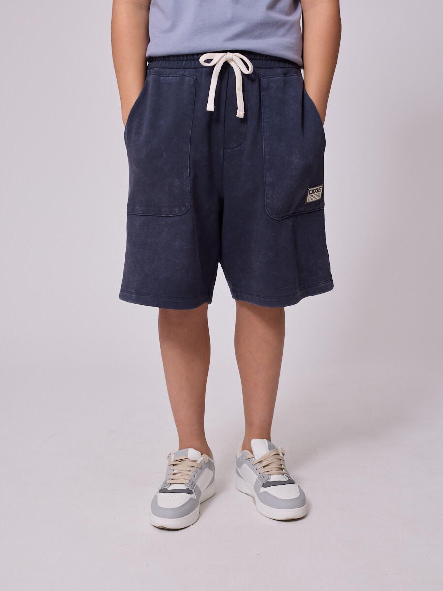 BERMUDA FELPA AMIR TEEN DIXIE - Navy 