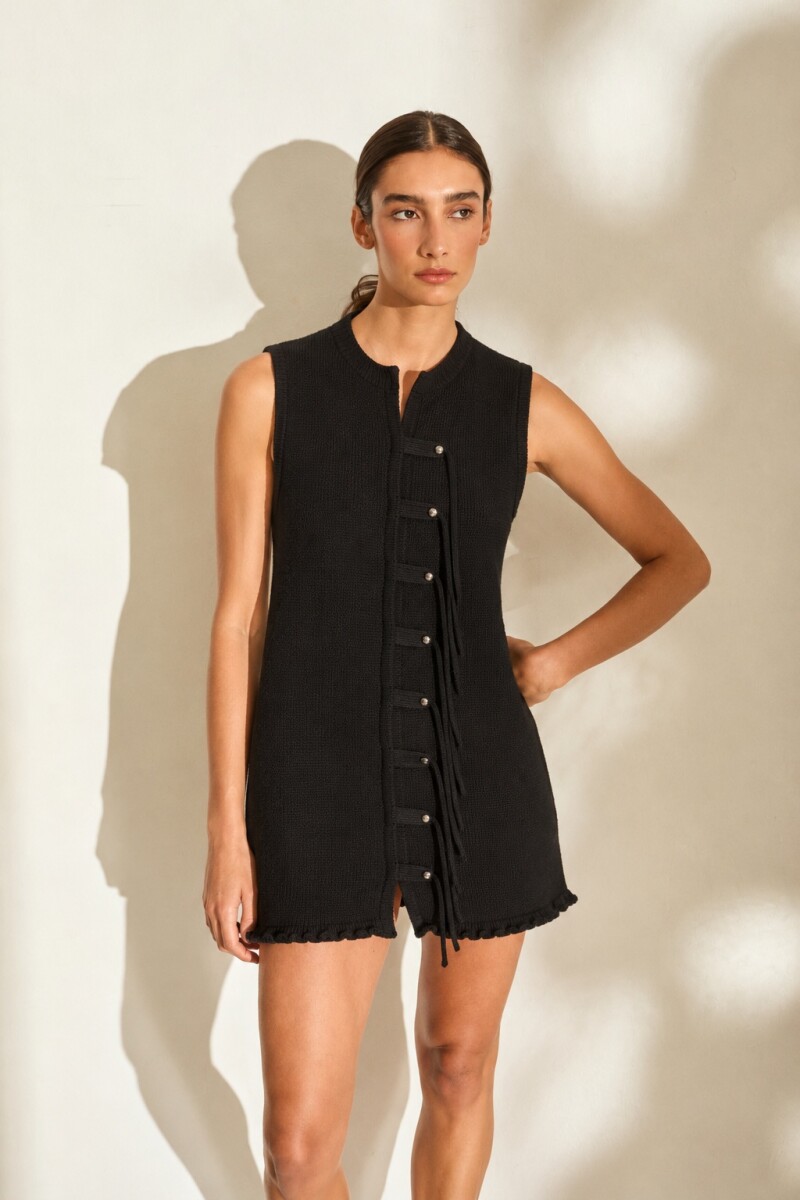VESTIDO BROTE - Negro 