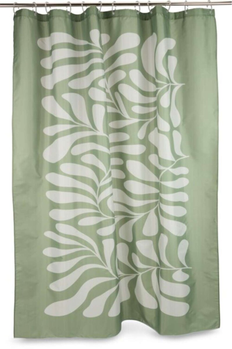 Cortina De Ducha Baggetorp 180X200 - Verde Oliva 