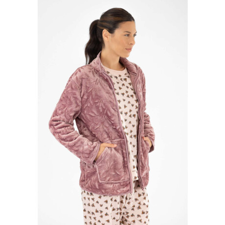 Campera textura Rosa antique