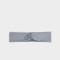 Vinchas Textiles Classic Vincha Textil Con Frunces - Gris Medio