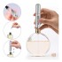 Mini Botella Atomizadora Perfume Portátil Recargable Variante Color Plateado