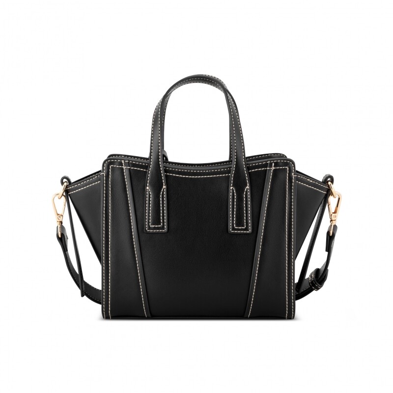 Satchel Handbag Fleura Small Black
