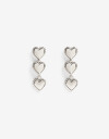 Aros Colgantes Largos Metal Aros Colgantes - Plateado