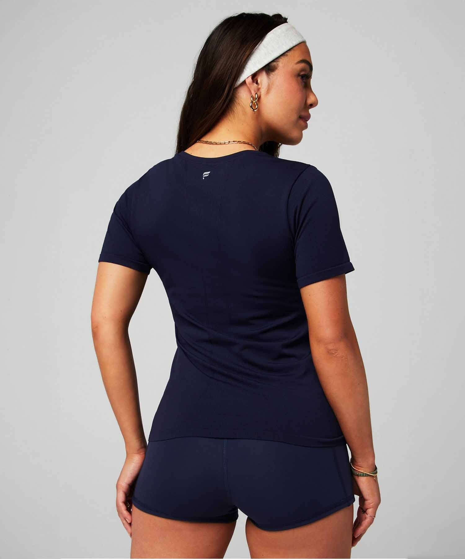 Polo Manga Corta Feather Tech Mujer Deep Navy