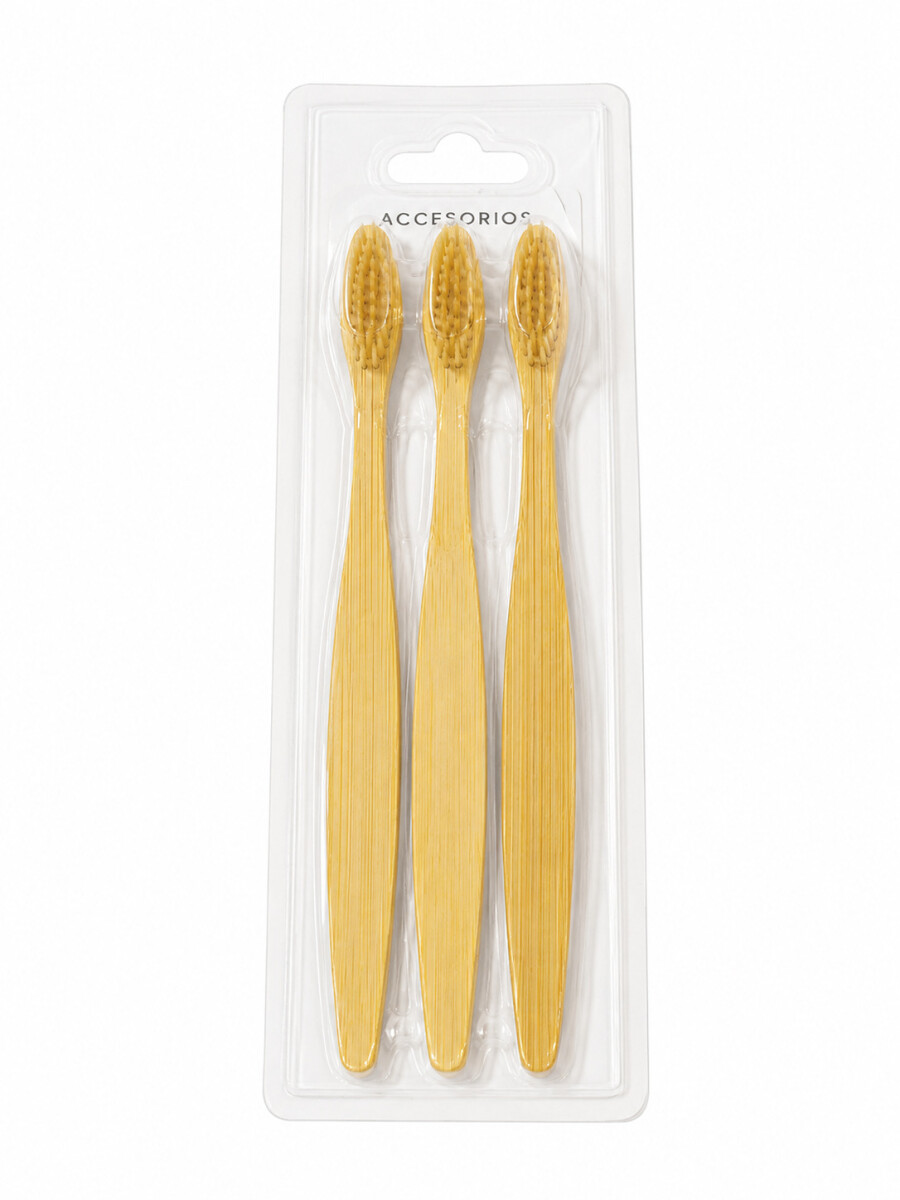 CEPILLO BAMBU SET X 3 - VARIANTE 1 