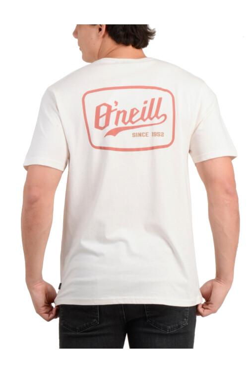 Remera O'Neill 1952 Back Print Beige