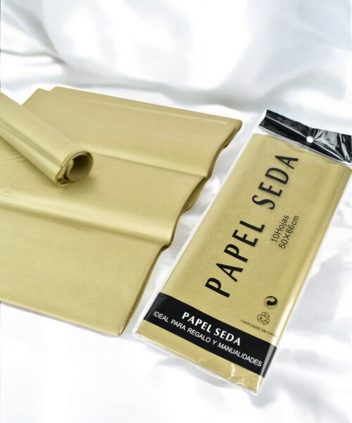 Papel Seda 50x66 cm ORO