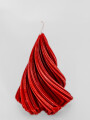Vela árbol Torneado Grande Rojo