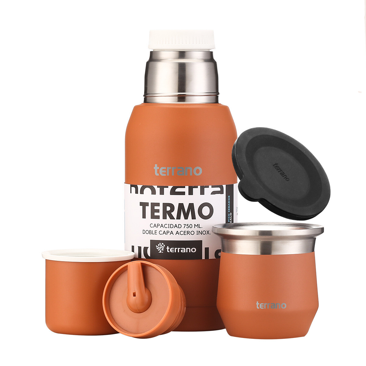 Kit Acero 750ML. / Mate Flap - Terracota 