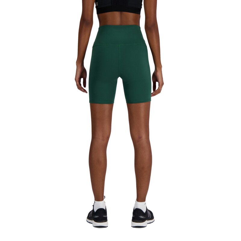 Short New Balance de Dama - 6 INCH BIKE SHORT - WS41114NWG GREEN