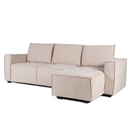 Rinconera Urban - Tela Microfibra - Chaise derecho 12072 (Beige)