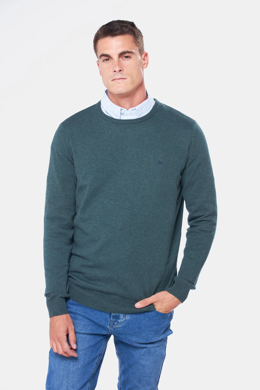 BUZO CUELLO BASE Verde