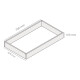 ZOCALO DE BAJO MESADA MOBILIARIO COCINA BEIGE 70X10 GAMAS DE BEIGE