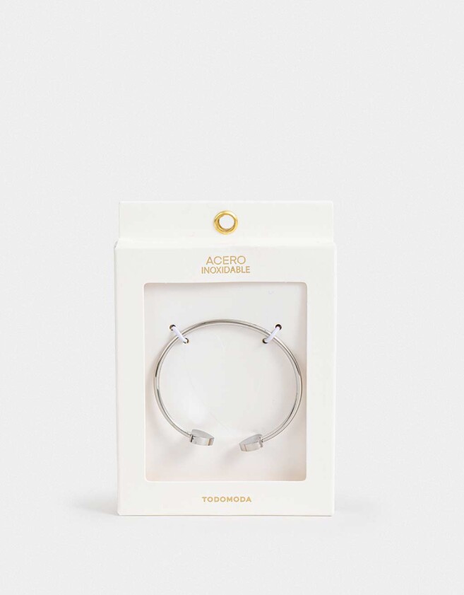 Brazaletes Premium Silver Brazaletes De Acero Quirúrgico - Plateado