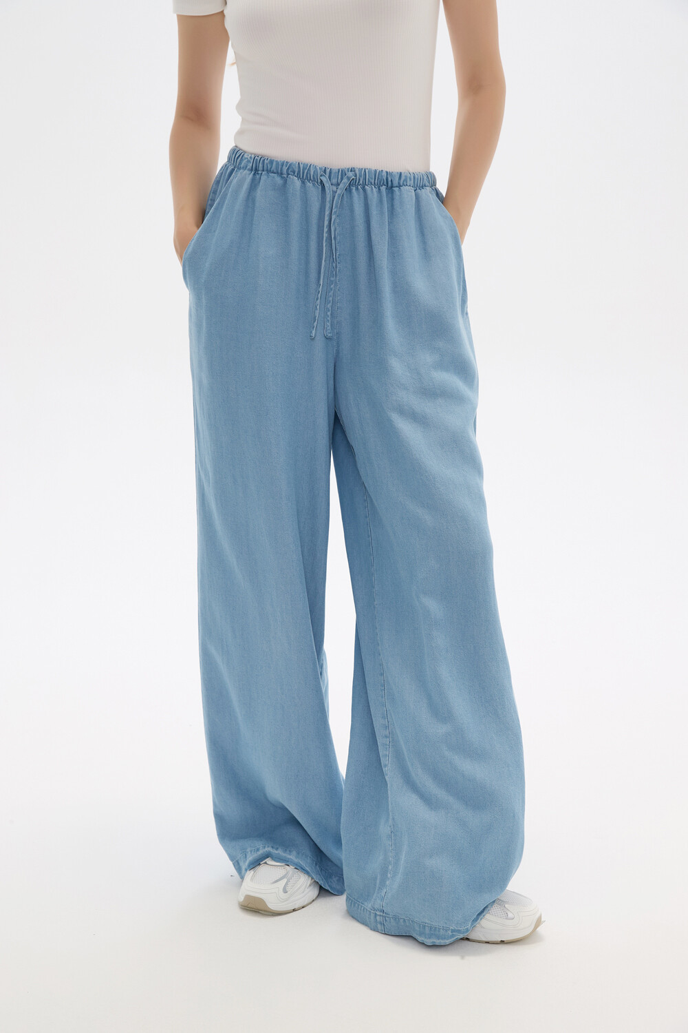 Pantalon Melb Celeste