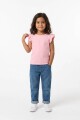 Remera con volados en hombro ROSA