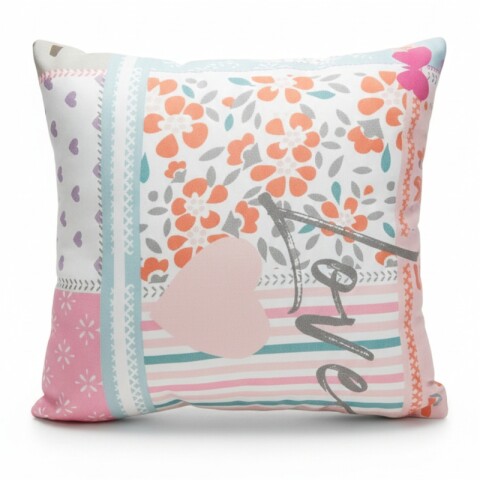 Almohadón Decorativo 45x45 cm - Motivos Love – Cojín para Cama y Sofá – Cojín Suave para Cama y Living Almohadón Decorativo 45x45 cm - Motivos Love – Cojín para Cama y Sofá – Cojín Suave para Cama y Living
