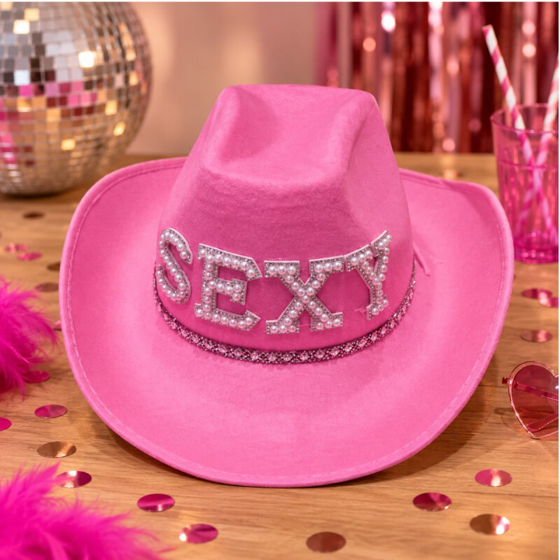 Sombrero Cowboy SEXY ROSA