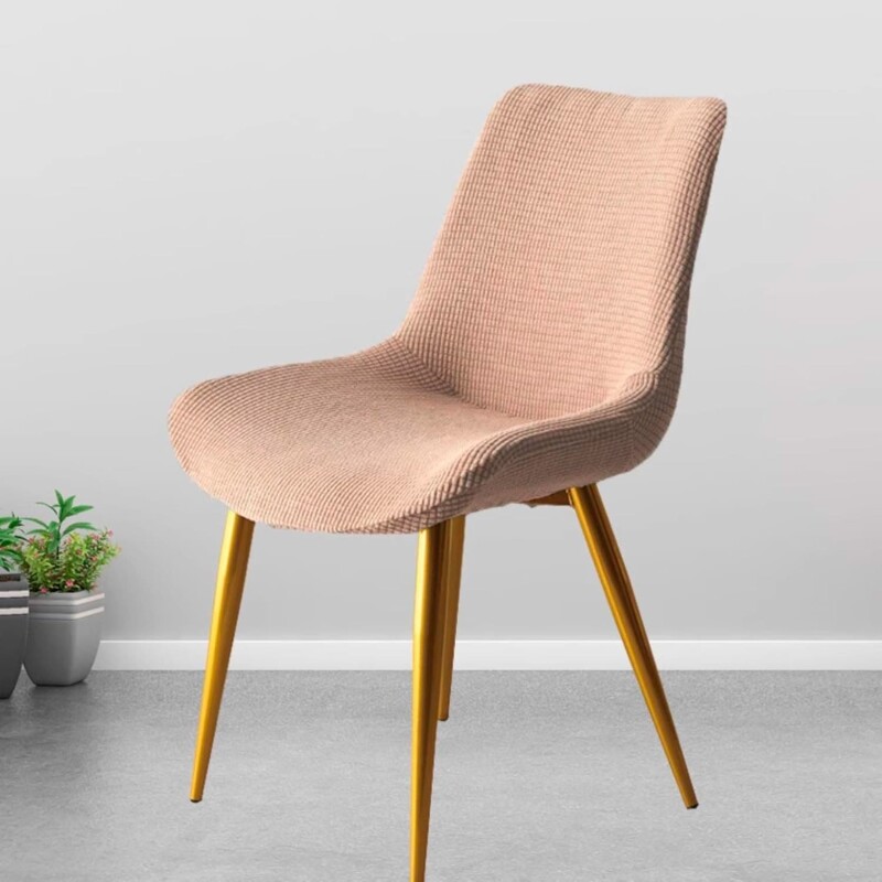 Funda cubre silla eames elastilizada marrón