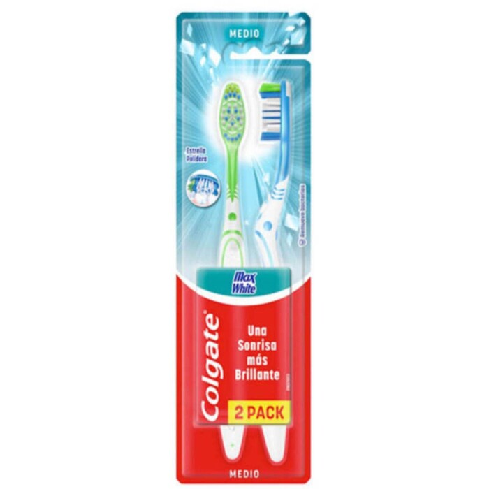 COLGATE CEPILLO MAXWHITE 2X1 UNID. única