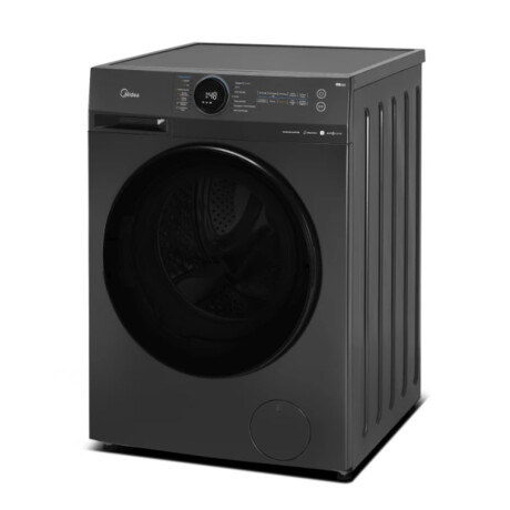 Lavasecarropas Midea frontal inverter 11Kg/7Kg Negro