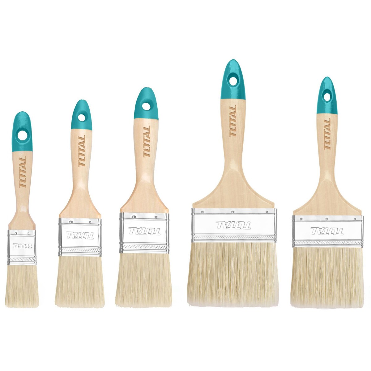 Set De 9 Pinceles - Mango de Madera 