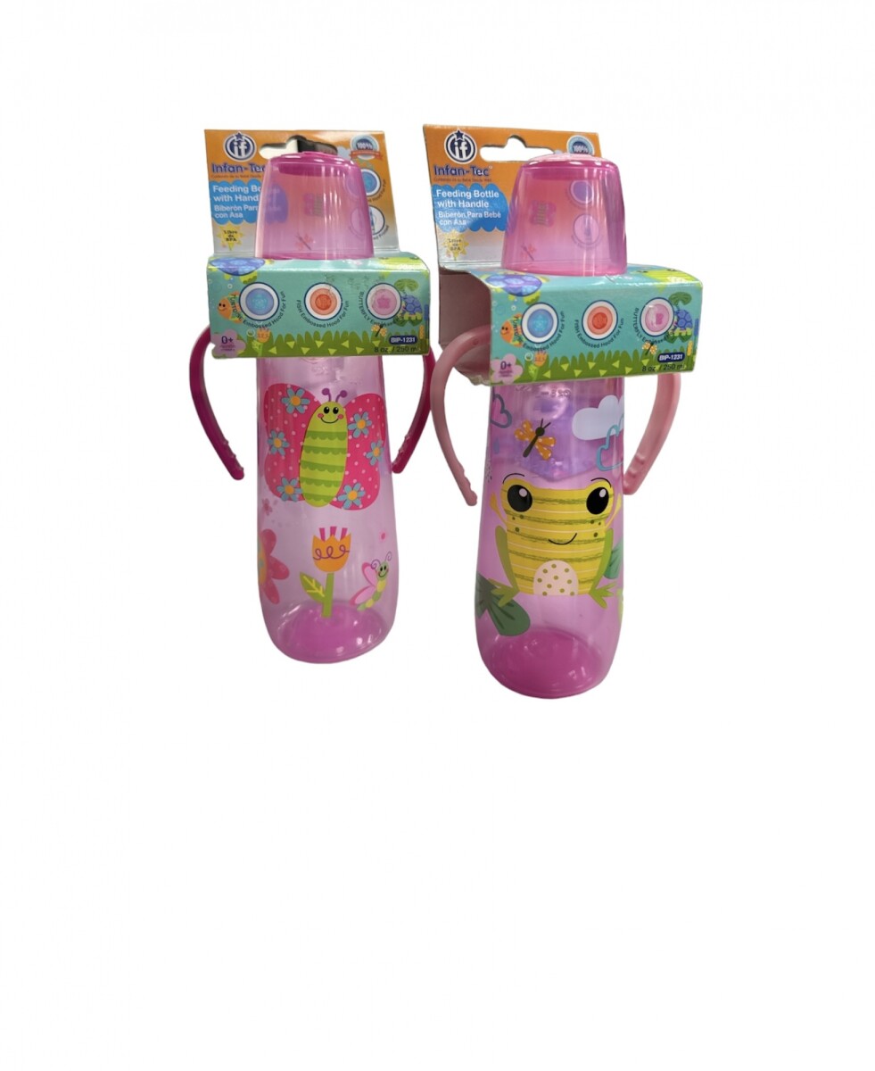 Mamadera Infan-Tec con Asas 240 ml - Mariposa 