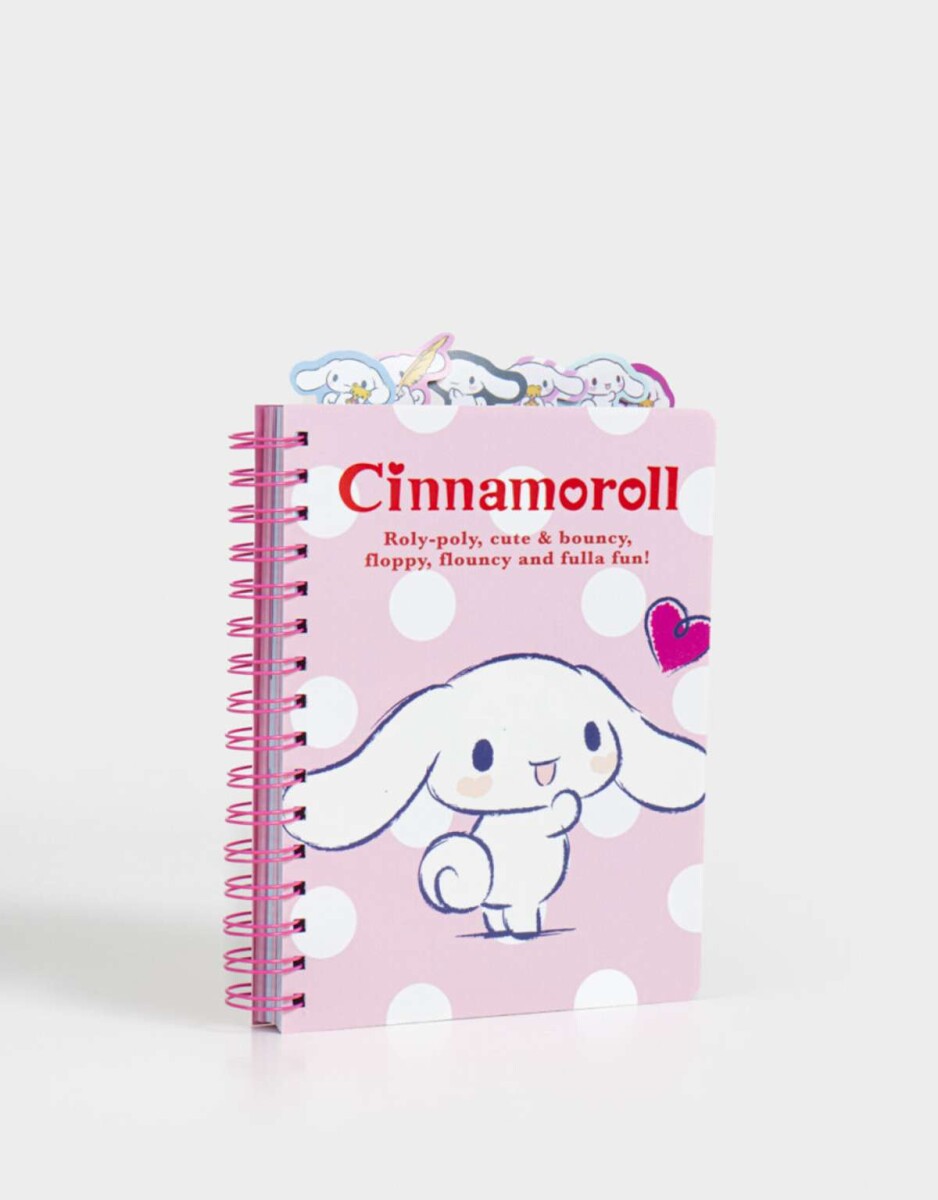 Cuaderno A5 ''cinnamoroll'' - Combinacion Multicolor 
