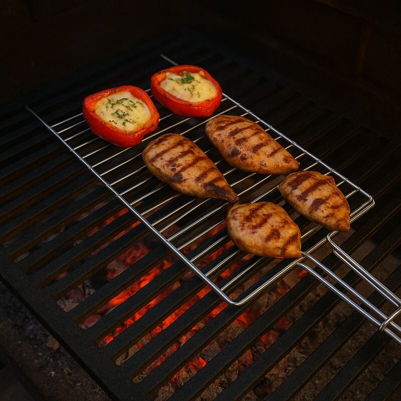 Parrilla Grill Acero Inoxidable 31x19cm Parrilla Grill Acero Inoxidable 31x19cm