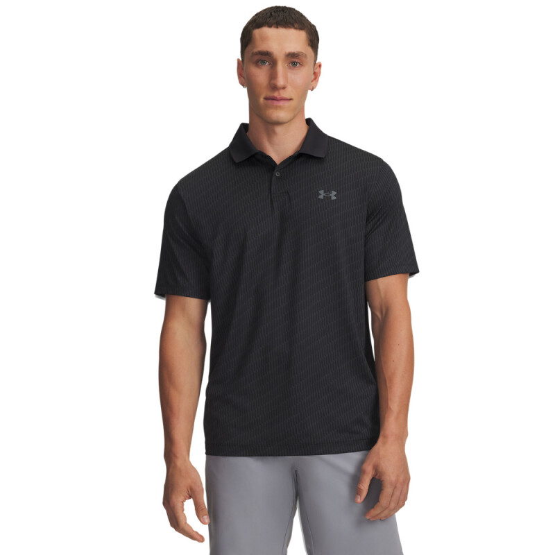 UA Matchplay Printed Polo-BLU BLK-010