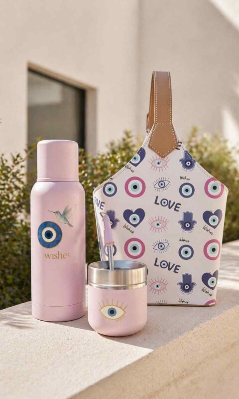 KIT MATERO VELVET ROSA *EDICION LIMITADA WISHES*