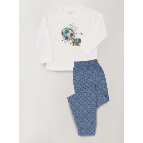 Pijama football Azul