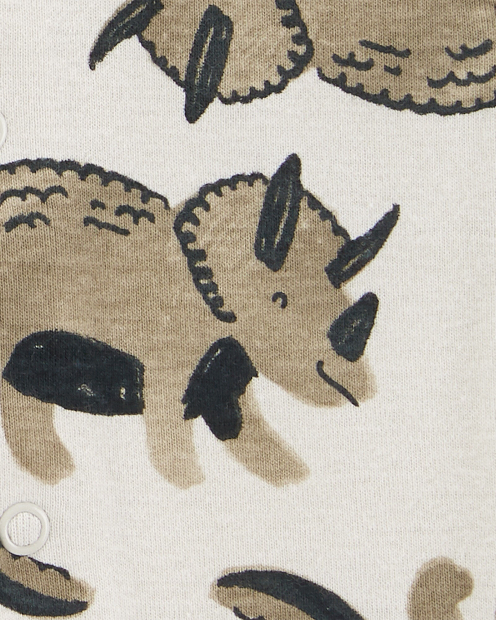 Set tres piezas pijama y pelele con pies más body manga larga de algodón Sin color