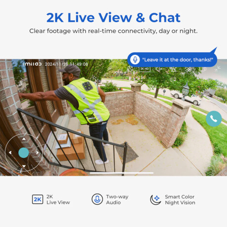 Cámara Cableada Xiaomi Imilab EC5 Día Noche IP66 360° 2,5K 001
