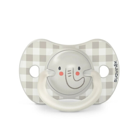Chupete Suavinex x2 de 6-18M Fisiológico SX PRO Brilla Noche Gris
