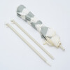 SOMBCOMP Sombrilla De Playa Compacta Sunnylife - Sea Sage Stripe