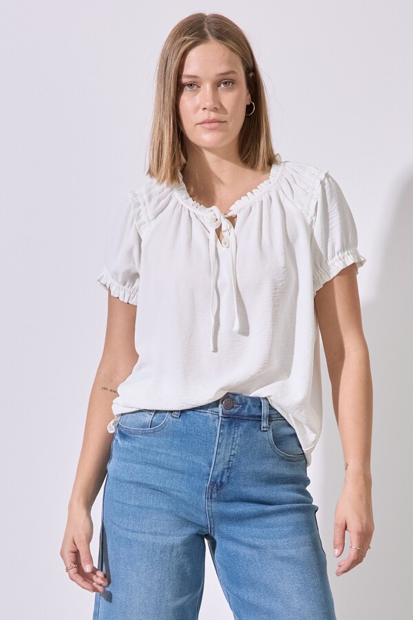 Blusa Frunces CRUDO