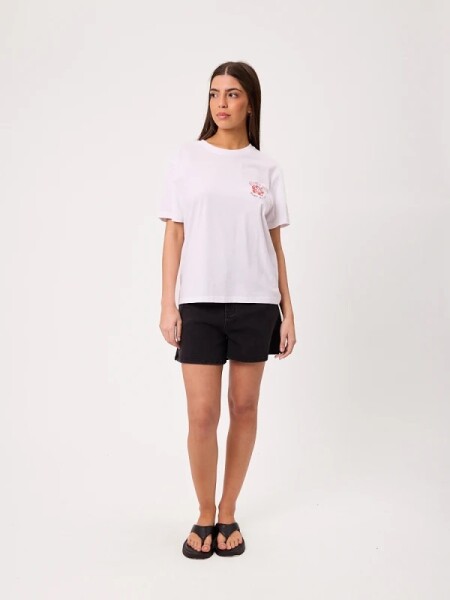 T-SHIRT RUSTY HIDAYA BLANCO