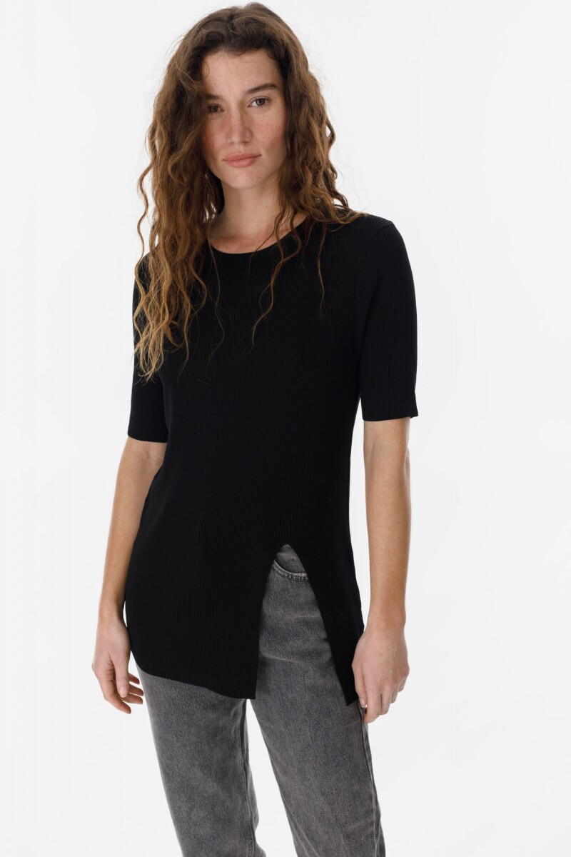 T-shirt Side Negro